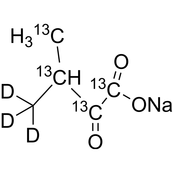 Sodium 3-methyl-2-oxobutanoate-13C4,d3 1215605-14-3